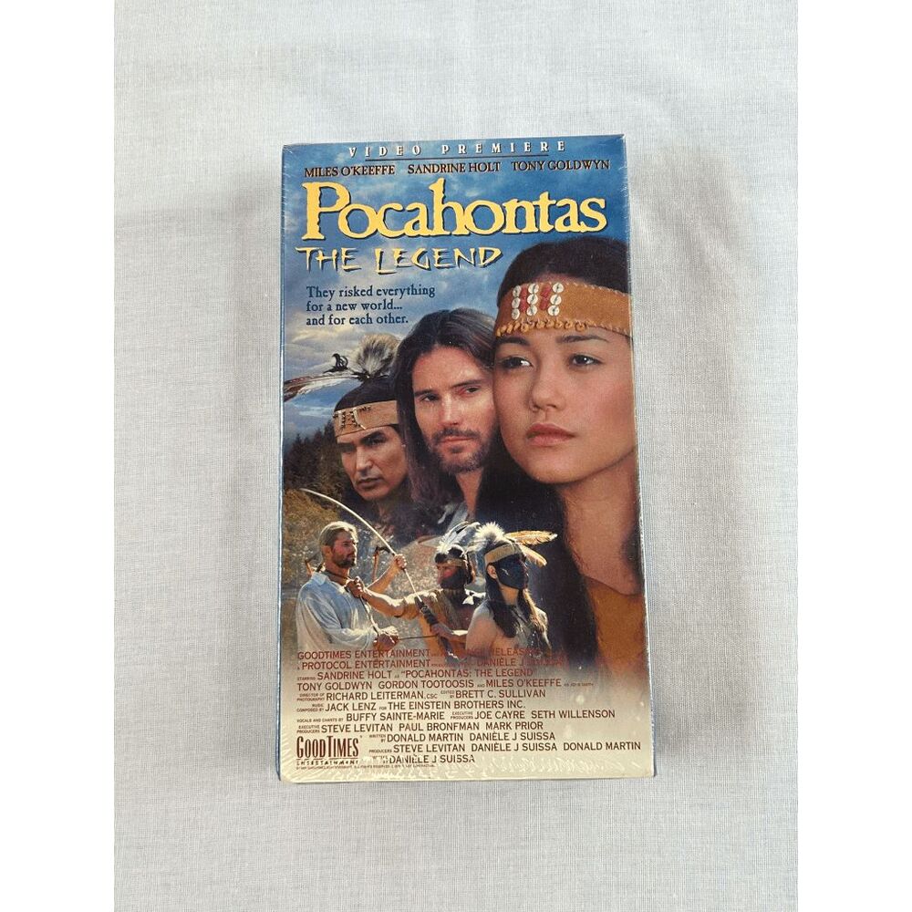 Pocahontas The Legend VHS Sealed, Good Times Entertainment, Miles O'Keefe 1995